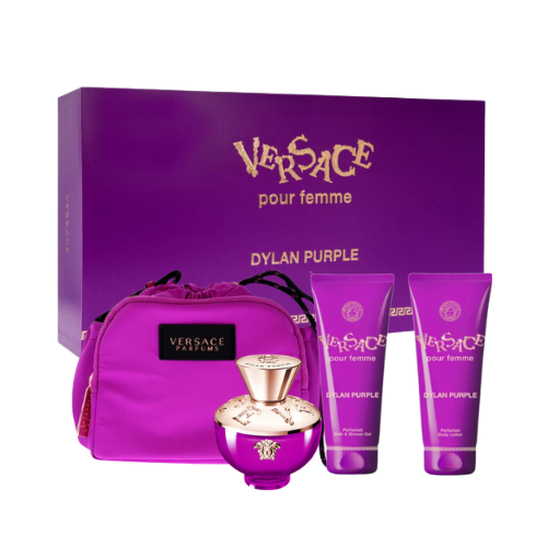 Versace Dylan Purple Eau de Parfum 4pc Set – No Excuses Fragrances Versace Dylan Purple Eau de Parfum 4pc Set – No Excuses Fragrances
