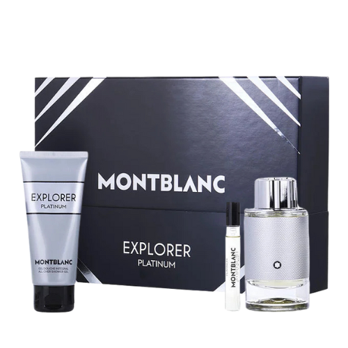 Montblanc Explorer Platinum Eau de Parfum 3pc Set