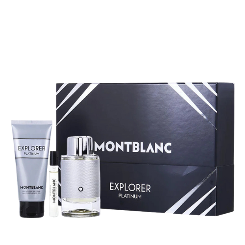 Montblanc Explorer Platinum Eau de Parfum 3pc Set