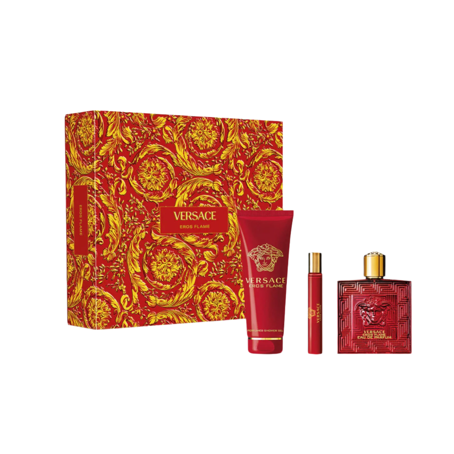 Versace Eros Flame Eau de Parfum 3pc Set – No Excuses Fragrances