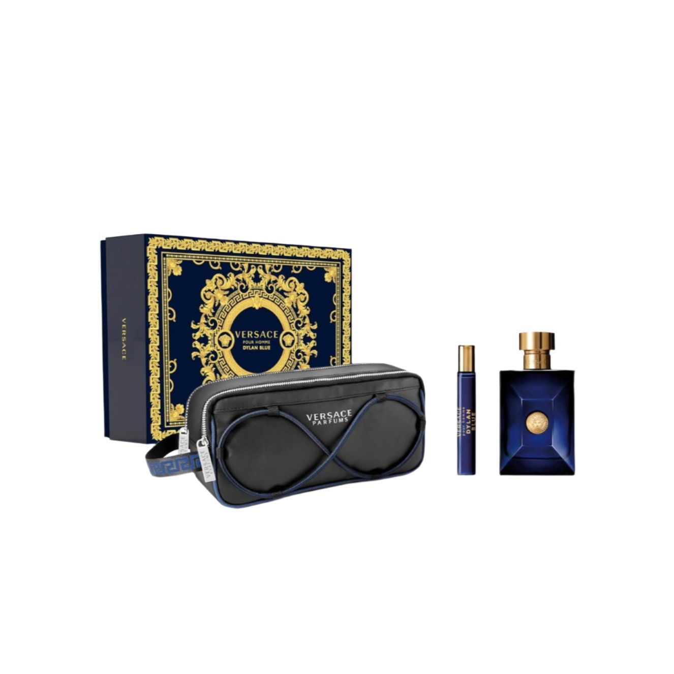 Versace Pour Homme Dylan Blue Eau de Toilette 3pc Set – No Excuses