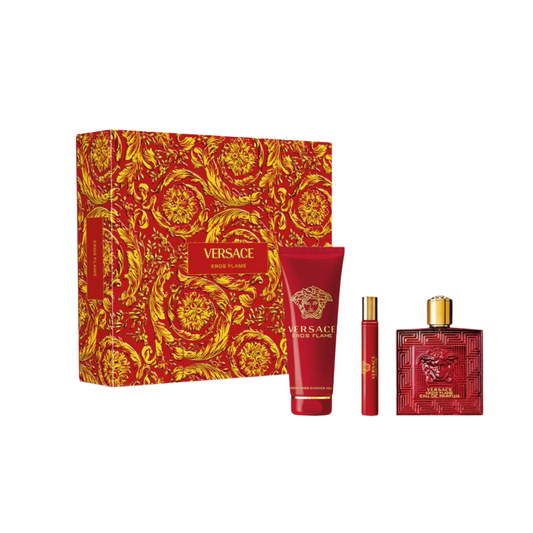 Versace Eros Flame Eau de Parfum 3pc Set