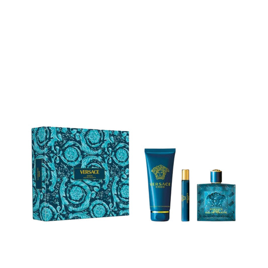 Versace Eros Eau de Toilette 3pc Set