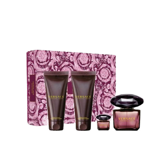 Versace Crystal Noir Eau de Parfum 4pc Set