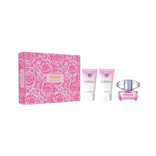 Versace Bright Crystal Eau de Toilette 3pc Set